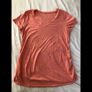 Orange Isabel Maternity Blouse